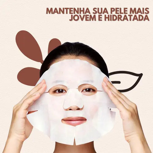 60un Máscara Descartável Desidratada Limpeza Facial